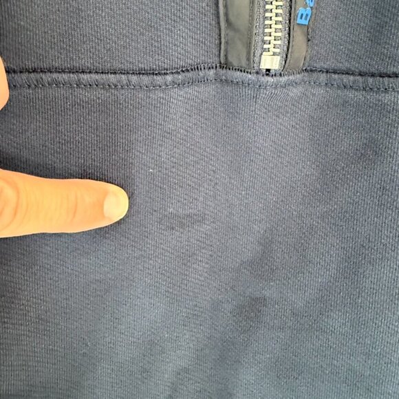💙 Barbour Men’s Navy Quarter Zip Pullover (Size M) - Picture 6 of 8